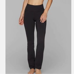 Athleta Straight Up Yoga Pants Black